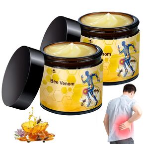 2PCSBotulinum Toxin & Bee Venom Cream, Bee Venom Advanced Joint and Bone Cream,Deeply Moisturizes for Back, Neck, Hands, Foot Joints