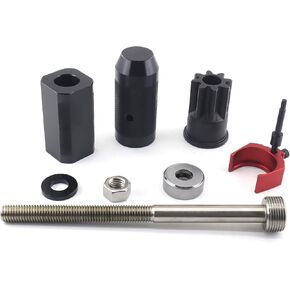 9U-6891 Injector Tube Sleeve Cup Removal & Installer Tools Set + 9U-7227 Injector Height Tool + J-38587-a Engine Barring Socket for CAT Caterpillar 3406E C-15 C-16 Engines