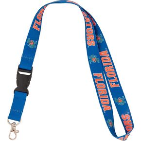 Desert Cactus University of Florida Lanyard Gators Car Keys ID Badge Holder Keychain Detachable Breakaway Snap Buckle (Lanyard F)