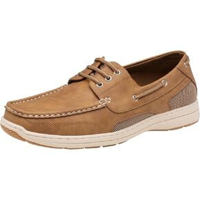 المتسكعون في Vostey للرجال و slip-ons 3-eye boat shoes رجال مريحون متسكعون غير رسميين للرجال