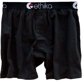 Ethika Boy's Alternate Boxer Brief | *Solids* BlackOut
