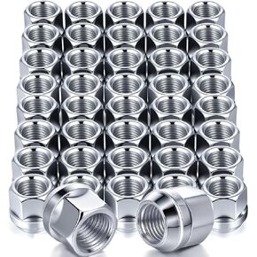 40 Pcs Lug Nuts for Aftermarket Wheels Open End Acorn Bulge Lug Nut Factory Wheel Nuts 3/4 Hex 0. 83 Height Conical Seat Sliver(M14x1.5)
