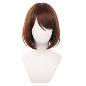 Anime Shoko Ieiri Wig Brown Short Straight Party Hair Halloween Cosplay Props Accessory