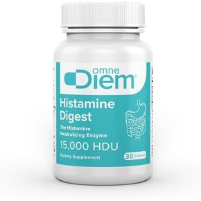 OMNE DIEM HISTAMINE DIGEST 15000 HDU Diamine Oxidase DAO إنزيم 30 CAPS