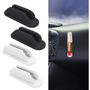 4 PCS Car Lip Balm Absolers ، حاملي Silicone Chapstick للسيارات ، حامل السيارة اللاصقة للسياسة لاصق لا يذوب.