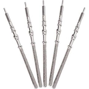 Watch Parts, 5Pcs Silver Movement Watch Steel Stem Crown Kit, Watch of Parts NH35 NH36 NH38 NH39 Movement Watch Stem Spare Parts Repair Tools and Kits Watch Accessories
