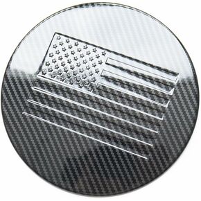 Ziwen Sport Style Fuel Cover Cover Cape Cap Door Trim for Ford Mustang 2024 2025 (Print Carbon