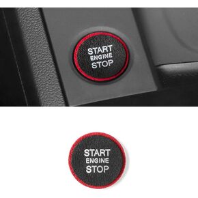 BETTERHUMZ Car Engine Start Button Sticker for Audi A4 A5 S4 S5 B9 B8 A6 A7 SQ5 Car Key Ignition Button Trim for Alcantara Interior Accessories