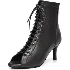 Dancing Boots Women Latin High Heel Ballroom Salsa Tango Evening Wedding Party Practice