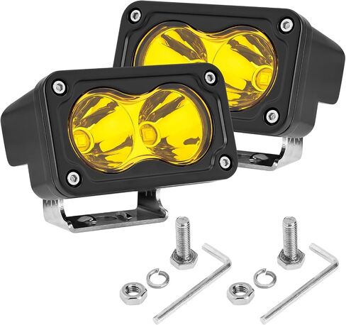ANGU OFFROAD LED شريط إضاءة تصاعد قوس، 2PCS غطاء عمود عالمي قابل للتعديل LED ضوء العمل جبل قوس حامل المشبك لسيارات الجيب على الطرق الوعرة، شاحنة، سيارات الدفع الرباعي - تثبيت بدون حفر in Saudi Arabia