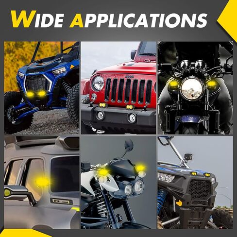 ANGU OFFROAD LED شريط إضاءة تصاعد قوس، 2PCS غطاء عمود عالمي قابل للتعديل LED ضوء العمل جبل قوس حامل المشبك لسيارات الجيب على الطرق الوعرة، شاحنة، سيارات الدفع الرباعي - تثبيت بدون حفر in Saudi Arabia