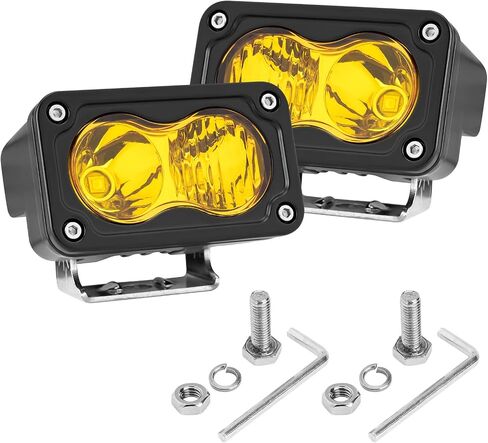 ANGU OFFROAD LED شريط إضاءة تصاعد قوس، 2PCS غطاء عمود عالمي قابل للتعديل LED ضوء العمل جبل قوس حامل المشبك لسيارات الجيب على الطرق الوعرة، شاحنة، سيارات الدفع الرباعي - تثبيت بدون حفر in Saudi Arabia