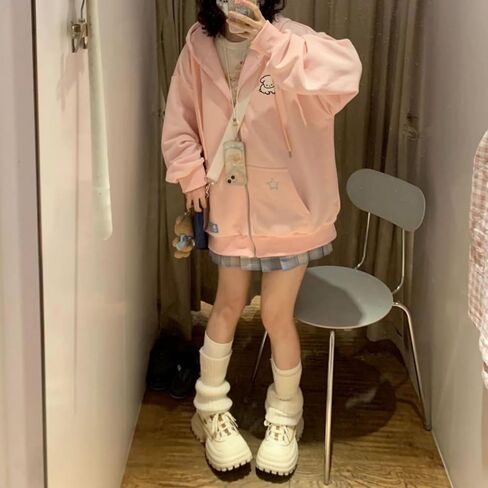 ملابس kawaii لطيفة y2k هوديي سترة up in Kuwait