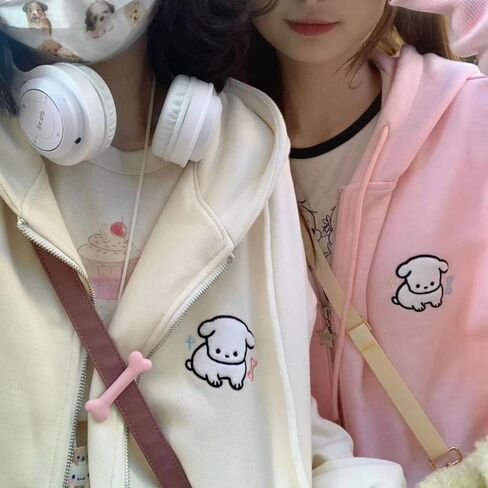 ملابس kawaii لطيفة y2k هوديي سترة up in Kuwait