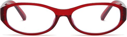 LJCZKA OVAL Blue Light Glocking Glockes for Women Retro Small Oval Frame Glasses Y2K Clear Lens Computer Computer in Kuwait