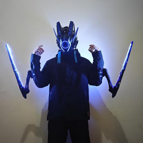 Future LED Cosplay Mantis Sword, Mantis LED Sword Model for Halloween Costume Props in Saudi Arabia