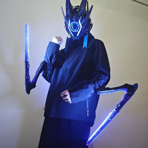 Future LED Cosplay Mantis Sword, Mantis LED Sword Model for Halloween Costume Props in Saudi Arabia