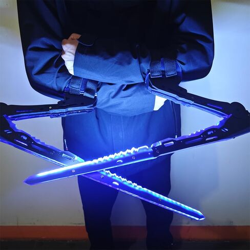 Future LED Cosplay Mantis Sword, Mantis LED Sword Model for Halloween Costume Props in Saudi Arabia