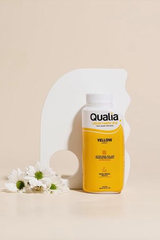 صبغة نسيج سائلة لجميع الأغراض من Qualia، صبغة سهلة الاستخدام للقطن والصوف والحرير والخشب والكتان، ألوان مركزة للغاية، أزرق داكن in Kuwait