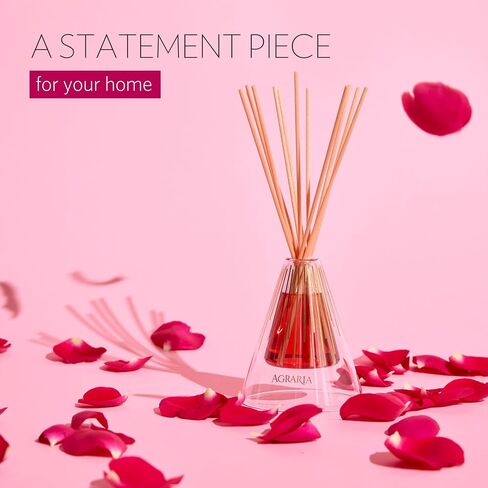 Agraria Lavender & Rosemary Reed Diffuser Set, 12 Reeds Essential Oil Scent Diffuser for Home Fragrance, Gift Box in Saudi Arabia