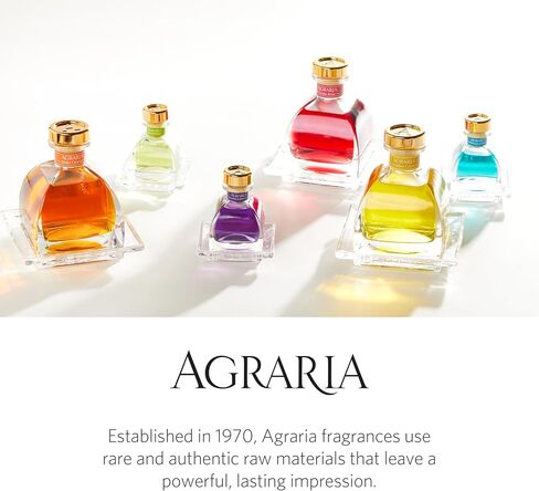 Agraria Lavender & Rosemary Reed Diffuser Set, 12 Reeds Essential Oil Scent Diffuser for Home Fragrance, Gift Box in Saudi Arabia