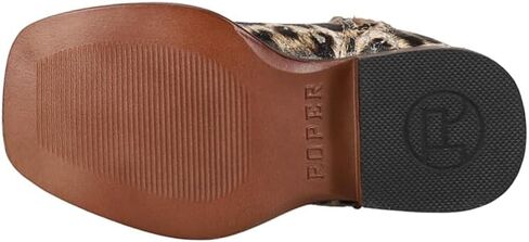 ROPER Toddler Girls Glitter Leopard Square Toe أحذية غير رسمية في العجل - بني in Saudi Arabia
