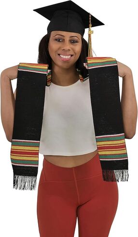 CLERKMANS Graduation Kente Stole, Handwoven Kente Cloth in Kuwait