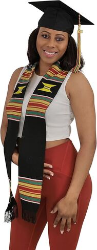CLERKMANS Graduation Kente Stole, Handwoven Kente Cloth in Kuwait