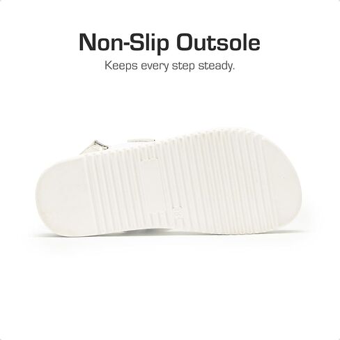 DREAM PAIRS Girls Sandals Casual Open Toe Two Adjustable Strapped Sandals with Hook and Loop for Little Kid/Big Kid in Saudi Arabia