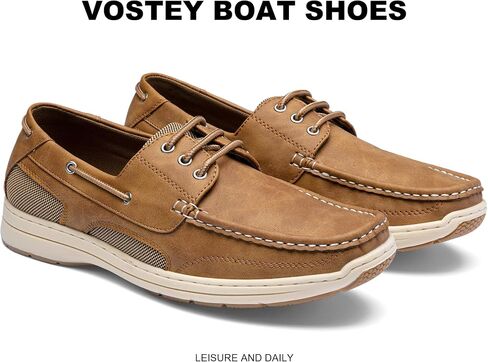 المتسكعون في Vostey للرجال و slip-ons 3-eye boat shoes رجال مريحون متسكعون غير رسميين للرجال in Kuwait