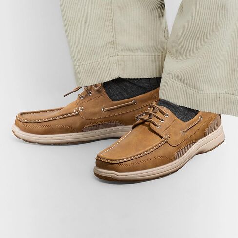 المتسكعون في Vostey للرجال و slip-ons 3-eye boat shoes رجال مريحون متسكعون غير رسميين للرجال in Kuwait