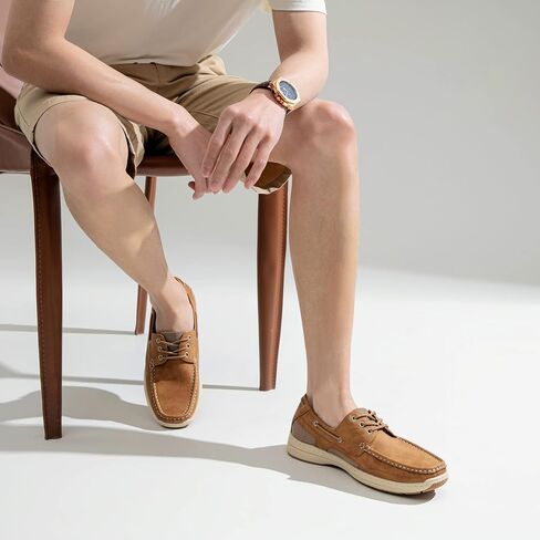 المتسكعون في Vostey للرجال و slip-ons 3-eye boat shoes رجال مريحون متسكعون غير رسميين للرجال in Kuwait