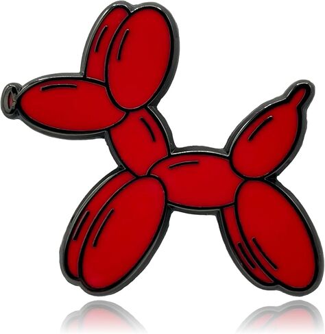 Balloon Animal Dog Enamel Pin in Kuwait