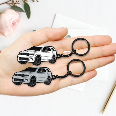 For Dodge Durango Caravan Keychain，Metal key chain，For Dodge Durango Accessories in Saudi Arabia