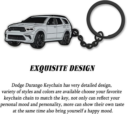For Dodge Durango Caravan Keychain，Metal key chain，For Dodge Durango Accessories in Saudi Arabia