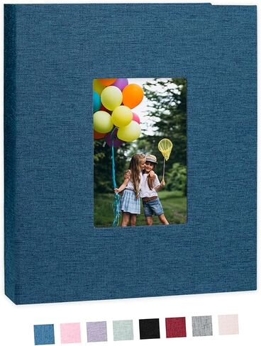 ألبوم الصور 8x10 كتاب الكتان كتاب 26 صفحة يحمل 52 صورة عروض تقديمية فنية للصور أو شهادات تخزين in Kuwait