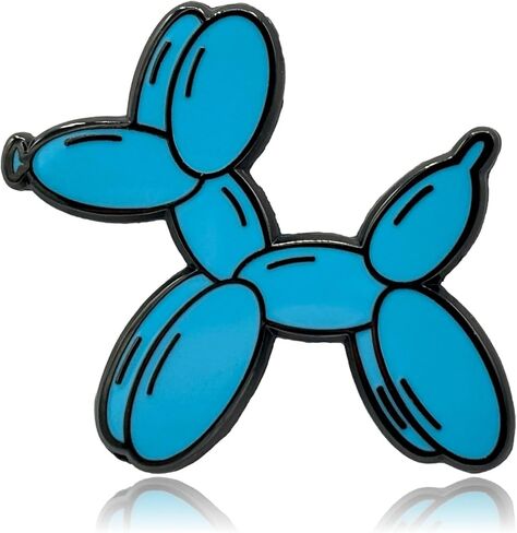 Balloon Animal Dog Enamel Pin in Kuwait