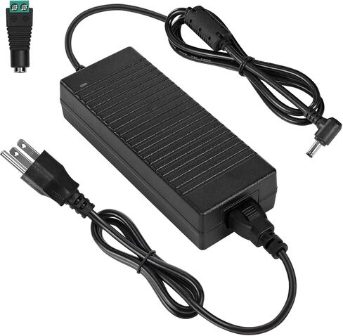 HOUHUI 24V 4A Power Supply Adapter, AC 100-240V to DC 24 Volt 4 Amp 96W Suit 3A 2A 1A Device Transformer AC/DC Power Adapter Converter with 5.5x2.5mm Plug for LED Strip Light CCTV Camera LCD Monitor in Saudi Arabia