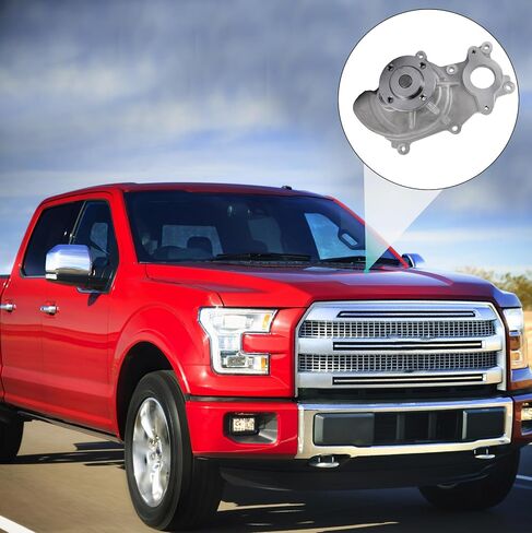 AW6691 Water Pump 3.5L 3.7L V6 For Ford F-150 2011-2016,Expedition 2015-2017,Lobo 2015-2018,Transit-150 Transit-250 2015-2020,Mustang 2016-2017,Lincoln Navigator 2015-2017 Bolt pulley flange in Saudi Arabia