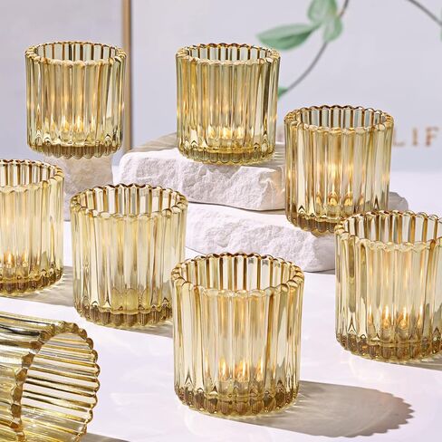 8pcs حاملي شموع شموع كبيرة زرقاء ، 2.95 "× 2.95" حاملي الشموع الزرقاء المضلعة ، حامل شموع نذري لديكور الزفاف ، ديكورات دش الزفاف ، طاولة مركزية in Kuwait