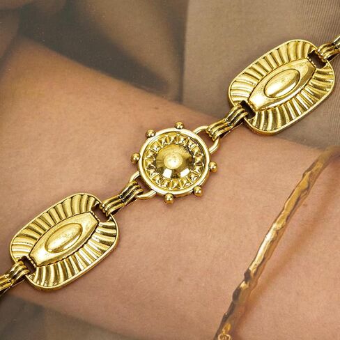 Luvatar Fashion Metal Waist Chain Belt Blouse Dress Sweater Chain Belt… in Kuwait