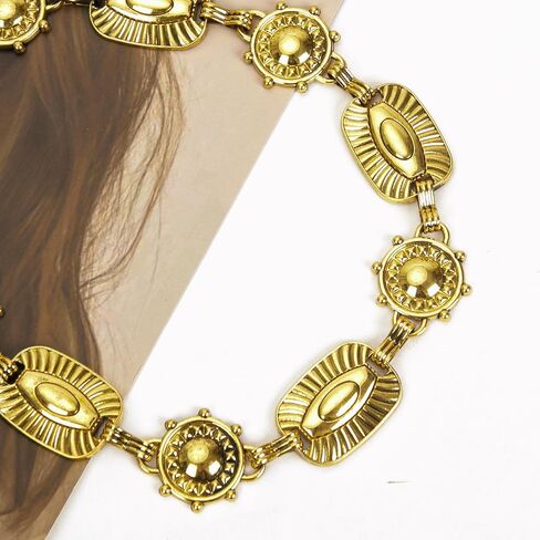 Luvatar Fashion Metal Waist Chain Belt Blouse Dress Sweater Chain Belt… in Kuwait