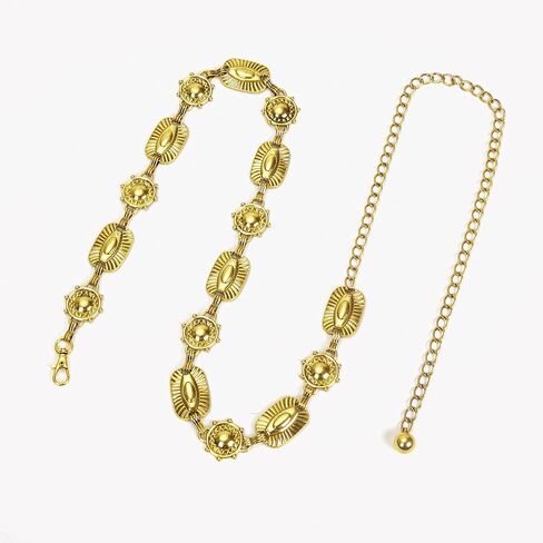 Luvatar Fashion Metal Waist Chain Belt Blouse Dress Sweater Chain Belt… in Kuwait
