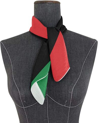 حرير وشاح الشعر يلف وشاح رأس الساتان باندانا سكوير للنساء 23.6 "x23.6" in Kuwait