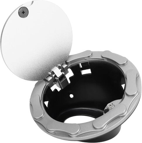 Fuel Fuel Filler Cover Replacement for Wrangler JK Sahara 2007-2018, for Unlimited Accessories 2 door 4 door, Do not fit 2018 JL (Black) in Kuwait