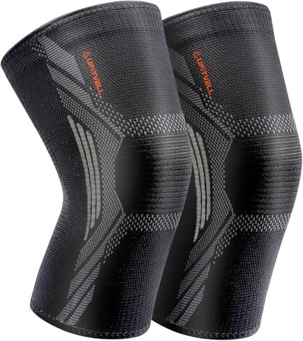 Knee Brace for Women & Men - UFITVELL 2 Packs knee compression sleeve for Knee Pain, Ideal for Gym, Running, Basketball, volleyball, Yoga, Support Meniscus Tear, swelling & Arthritis Pain Relief - in Saudi Arabia
