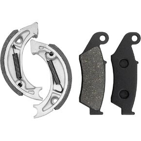 Front Brake Pads and Rear Brake Shoes for Honda CRF125 CRF125F CRF12FB 2014 2015 2016 2017 2018 2019 2020 2021 2022 2023 CRF 125 CRF 125F CRF 12FB