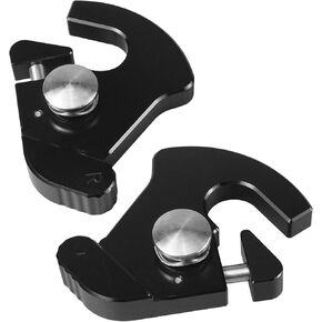 Luggage Rack Docking Latch Clips Black Tail Frame Lock Rear Support Lock Compatible with Harley CVO Street Glide FLHXSE 2015-2020, Tour Pak Luggage Racks, Aluminum Rotary Latches, See Fitments