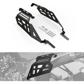Side Panniers Support Frame Side Luggage Carrier Compatible with Yamaha Tenere 700 /XTZ700 XTZ07 2019 2020 2021 2022 2023 2024, Side Luggage, Saddlebag Support, Black
