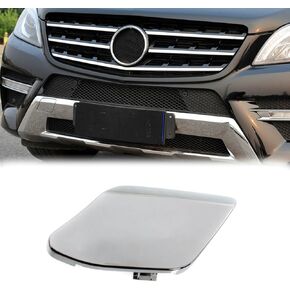 Tow Hole Cover Front Bumper Tow Hook Eye Cover Cap for 2012-2015 Mercedes W166 ML350 ML550 Chrome